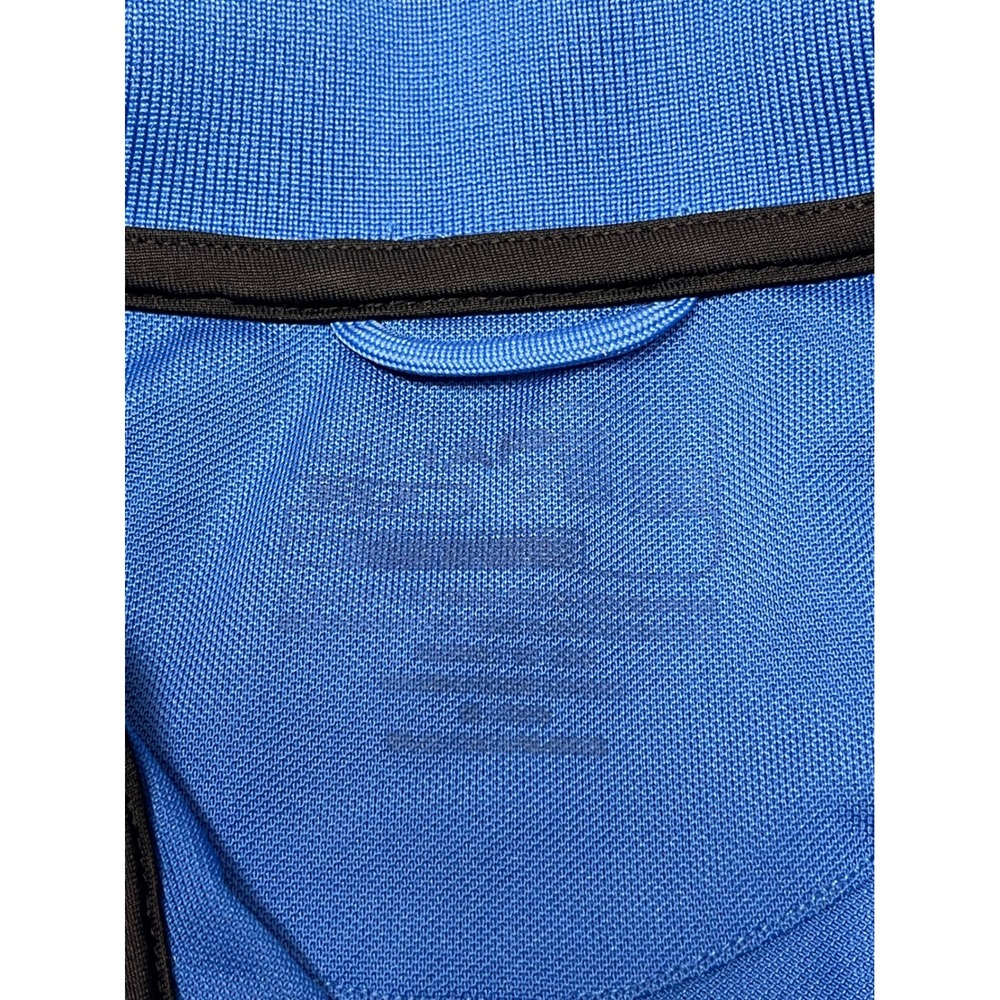 CHAPS Mens Performance Polo Shirt Blue Striped Short Sleeve Golf Top Size XL - Picture 2 of 5
